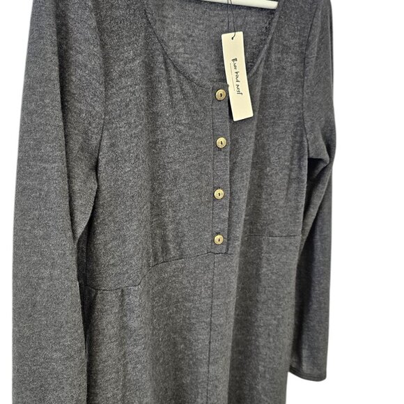 Three Bird Nest Womens Simply Comfort Jumpsuit, Boho, Wide Leg, Grey, Small - Picture 11 of 11